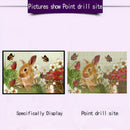 5D DIY Full Drill Diamond Painting Cute Rabbit Cross Stitch Embroidery Kits
