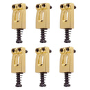 6 Pcs Portable Electric Guitars Bridge Saddles Tremolo Trem Bridge Saddles