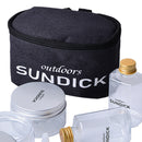 6pcs BBQ Spice Sugar Salt Pepper Condiment Jar Bottle with Carry Bag Outdoors