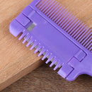 1Pc Hair Razor Comb Trimming Comb Double-sided Blade Thinning Hairdressing  ME