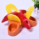 Triangle Interactive Dog Feeder Dishes]