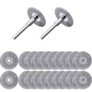20 Pieces 22 Mm Diamond Cutting Wheel Cut Off Discs Coated Rotary Tools Wit J5E6