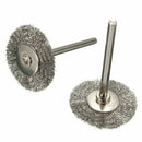 20Pcs Stainless Steel Wire Wheel Brush Cleaner Polishing For Rotary Grinder G1W4