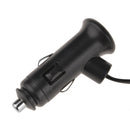 12V/24V In-Car USB Charger Four Sockets Cigarette Lighter with Fuse Mini Switch