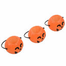 Pumpkin Candy Holder 12 Mini Trick-or-treat Halloween Candy Bucket:Orange