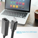 1080P Mini Display Port to HDMI Adapter Cable Connector for MacBook A