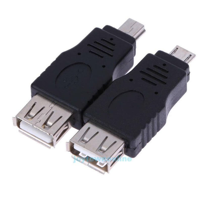 12pcs OTG 5 pin F/M mini Changer Adapter Converter USB Male to Female Micro USB