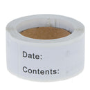 125pcs Food Storage Labels Refrigerator Freezer Labels Adhesive La 3C