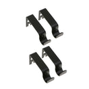 4Pcs Adjustable Curtain Pole Bracket Wall Window Rod Holder Home Adornaments