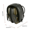 Ear Defenders 22dB NNR Noise Reduction Safety Shooting Ear Muff Protection Green
