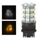 T25 3157 3528 60SMD Led Dual colors Turn Signal Parking Running Light Bulbs