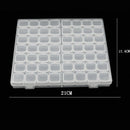 56 Grid Storage Tool Diy Removable Clear Plastic Organizer Nail Art Rhinest V3E8