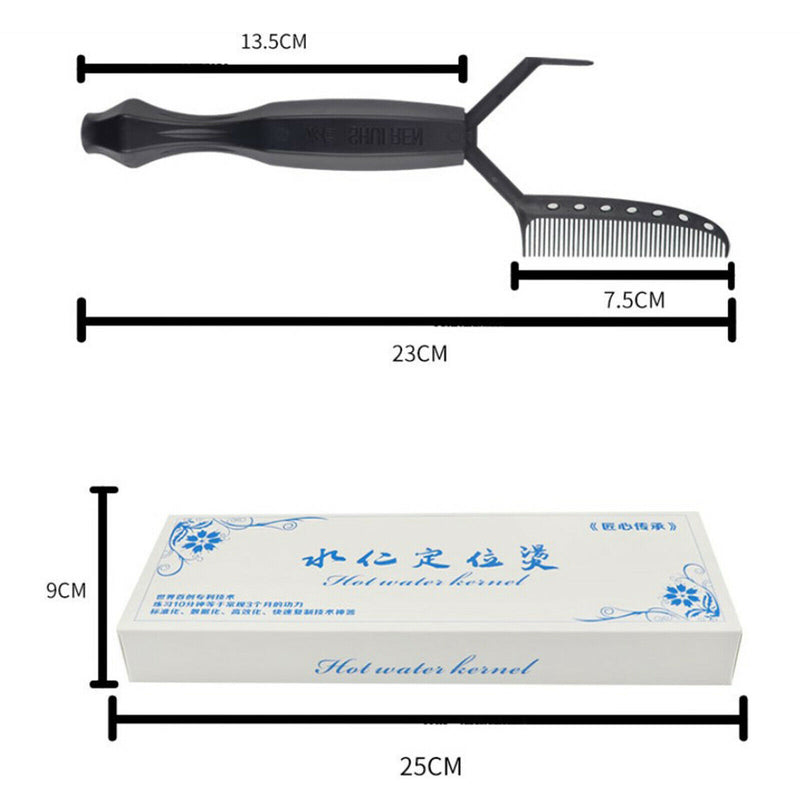 Professional Hair Dyeing Coloring Positioning Perm Combs, Curl Positioning