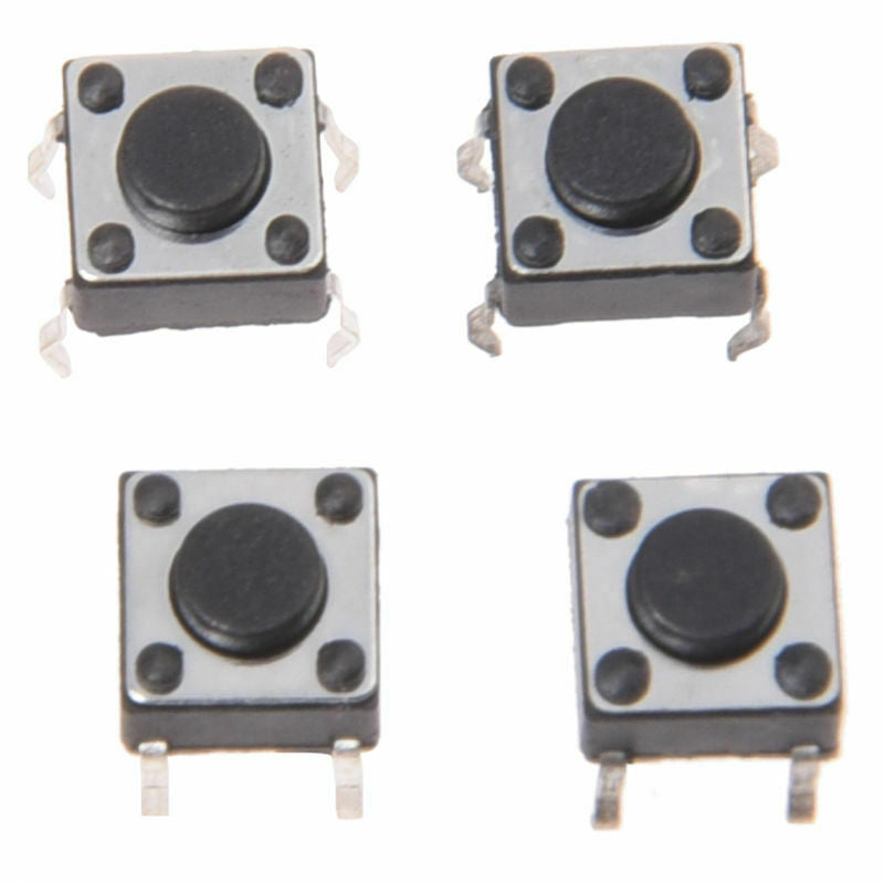 100 Pcs 6 x 6mm x 4.3mm Panel PCB Momentary Tactile Tact Push Button Switch C3A4