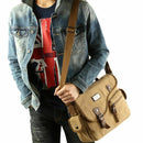 Canvas Messenger Shoulder Bag Messenger Bag Shoulder Bag Lightweight Crossb O1H5