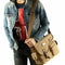 Canvas Messenger Shoulder Bag Messenger Bag Shoulder Bag Lightweight Crossb O1H5