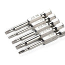 5Pcs/Set Magnetic Triangle Head Screwdriver Bits S2 Steel 1/4 Hex Shank 50m S7E8