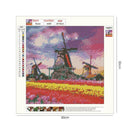 5D DIY Full Drill Diamond Painting Windmill Cross Stitch Embroidery Mosaic