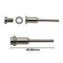 6pcs High-speed-steel Circular Rotary Blade Wheel Discs Mandrel for Wood Cutting