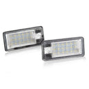2 x 18 SMD LED White License Plate Light for Audi A3 A4 8E