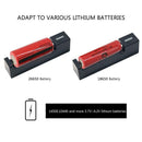 Smart Battery Charger+USB Cable for 18650 26650 14500 10400 Li-ion Battery A
