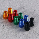 Bicycle Valve Adapter 10Pcs Aluminum Presta Schrader Converter Car Bicycle