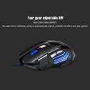 iMICE X7 Gaming Mouse USB Wired 4 Gears 2400DPI Backlight PC Optical Mice A
