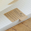 2020 Year Mini Calendar Stickers Index Bookmark Planner Journal Accessories Delu
