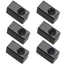 6x Clamp Strings Bridge Saddle Metal Block Musical Instruments Parts Gift