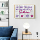 Art Full Letter Challenge Diamond DIY Drill 5D Round Picture Painting Kit