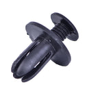 50X 6mm Auto Car Bumper Fender Retainer Push Black Plastic Fixed Clips Fasten  Z