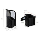 Zipper Black Travel Makeup Brush Bag Empty Organizer Pouch Pocket Holder Kit FT