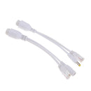 Passive Power Over Ethernet Adapter POE Cable Splitter Injector White