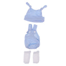 Adorable Rompers Suspender Trousers and Hat and Socks Outfits for 10/11 inch