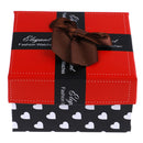 Peach heart bracelet bangle jewelry watch box