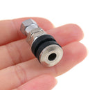1Pair Chrome Metal Valve Stems Bolt In TR161 Metal Rod Tuner wheel tire Cus- OZ