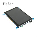 Durable Front + Back Case Touch Screen Stand For Raspberry Pi 5'' LCD Display
