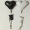 1Pc mini cute heart-shaped 3.5mm double jack adapter to earphone connector A JR
