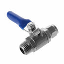 Water Purifier Reverse Osmosis Tee Inlet Ball Valve Set 1/2" BSP To 1/4" Tube x1