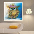 DIY 5D Diamond Animal Painting Cross Stitch Needlework Craft Home Decor 30x30cm