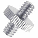 5 Pieces 1/4 inch Male to 1/4 inch Male Metal Threaded Screw Adapter Tripod Q6W8