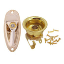 Golden Guitar Jack Plate with Boat Style Jack Jackplate Screws for   ST