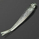 10Pcs Soft Silicone Lifelike Saltwater Sea Fishing Lure Bait Crank Artifici Z4E2