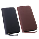 Pencil Pen Case Fountain Pen Pouch Pocket Portable Bag PU Leather Black