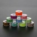 50pcs Colorful Sewing Threads+50 Grids Clear Plastic Sewing Machine Bobbins