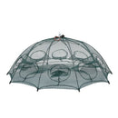 Portable Foldable 10 Sides 10 Holes Automatic Fishing Net Landing Net Trap