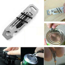 Tiny Ratchet Multi-Tool Key Chain 6 in 1 Key Chain Keyring Bottle Opener Ruler