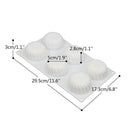 6Cavity Round Gears Silicone Soap Mold Reusable Silicone Molds DIY Craft Soap OZ