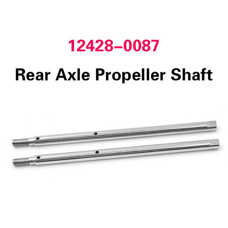2pcs Metal Rear Axle Shaft for WLtoys 12628 12423 12428 1/12 RC Racing Cars