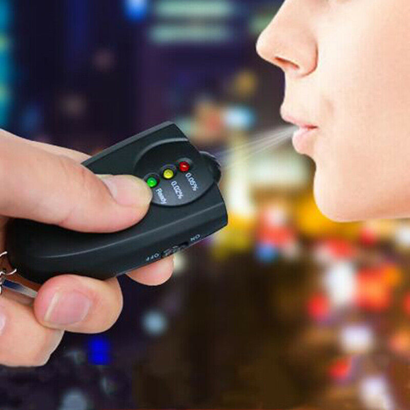Portable LED Alcohol Breath Tester Breathalyzer Alcohol Analyzer Diagnostic Ew
